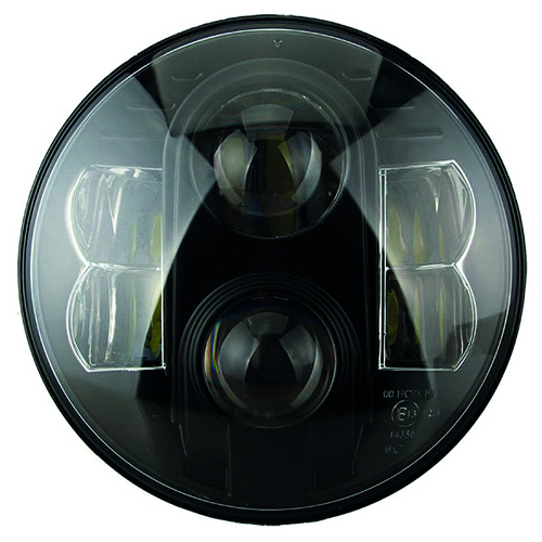 Faro Rotondo 8 LED Nero 28/36W - 3000/3800 Lumen - (175 x 108 x 175mm)