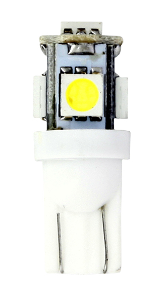 Lampadine Spie Wedge T10 - 4 Leds 5050 SMD Blister da 2 Lampadine