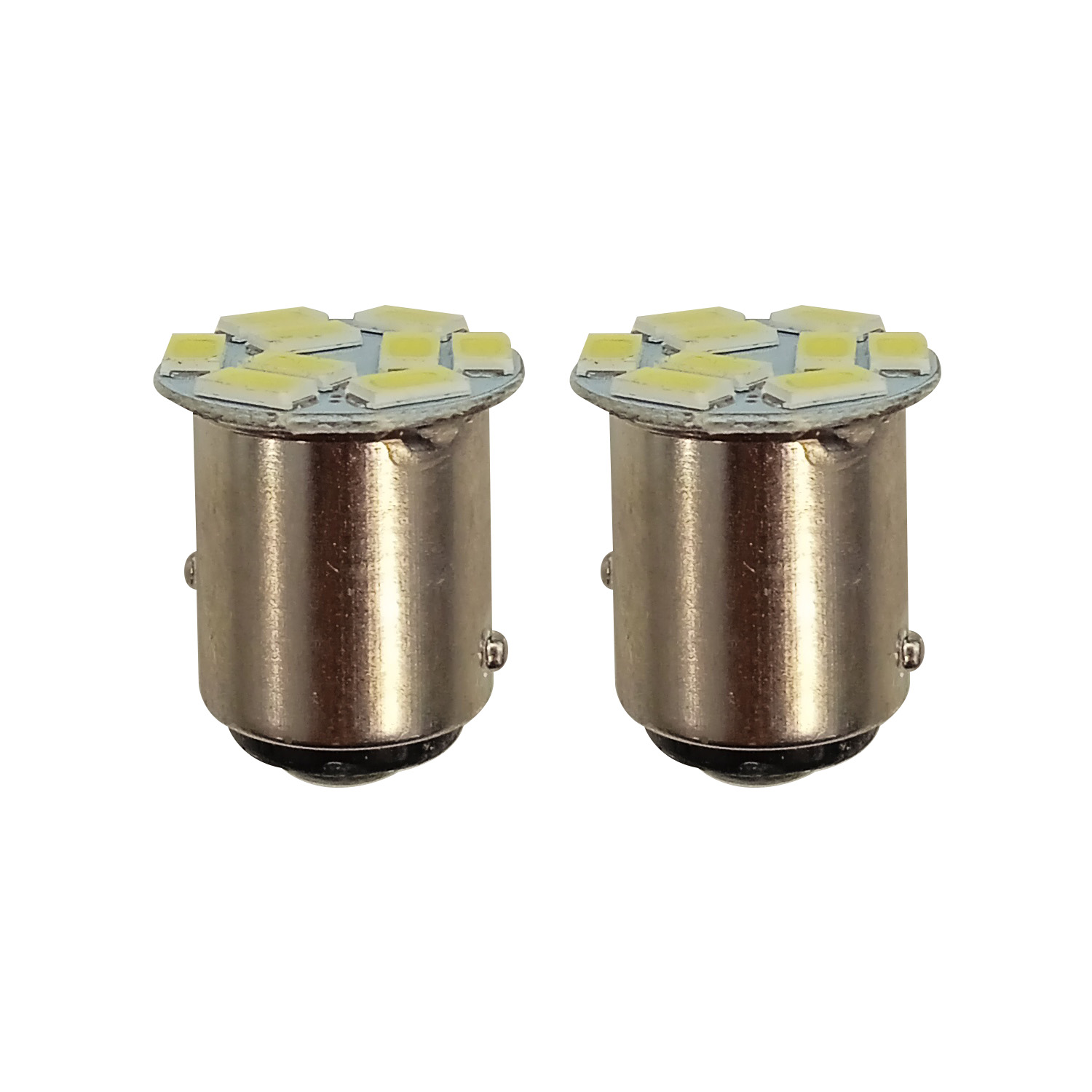 Fanale Stop Post 9 LED 21/5W 12V - BAY15D - 7 Colors Blister da 2 Lampadine
