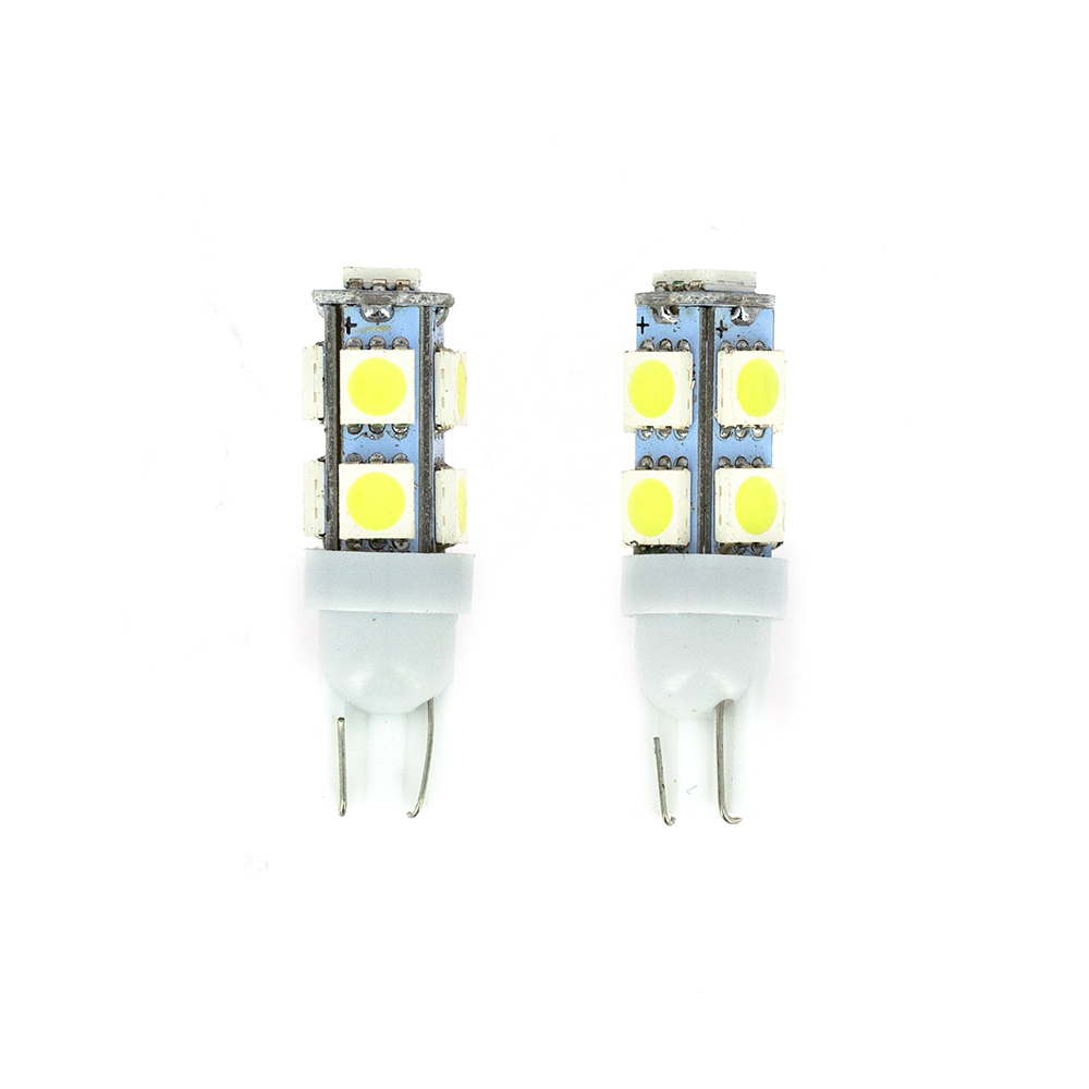 Lampadine Frecce Wedge 13 LED 10W 12V - T10 W2.1x9.5D SMD 5050 - Blister da 2 Lampadine