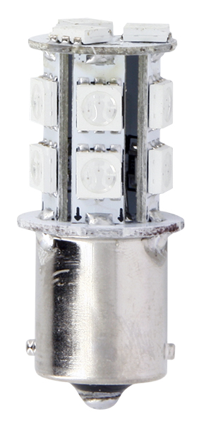 Lampadine Proiettore 13 LED 3.3W Orange 12V - BA15S SMD 5050 - Blister da 2 Lampadine