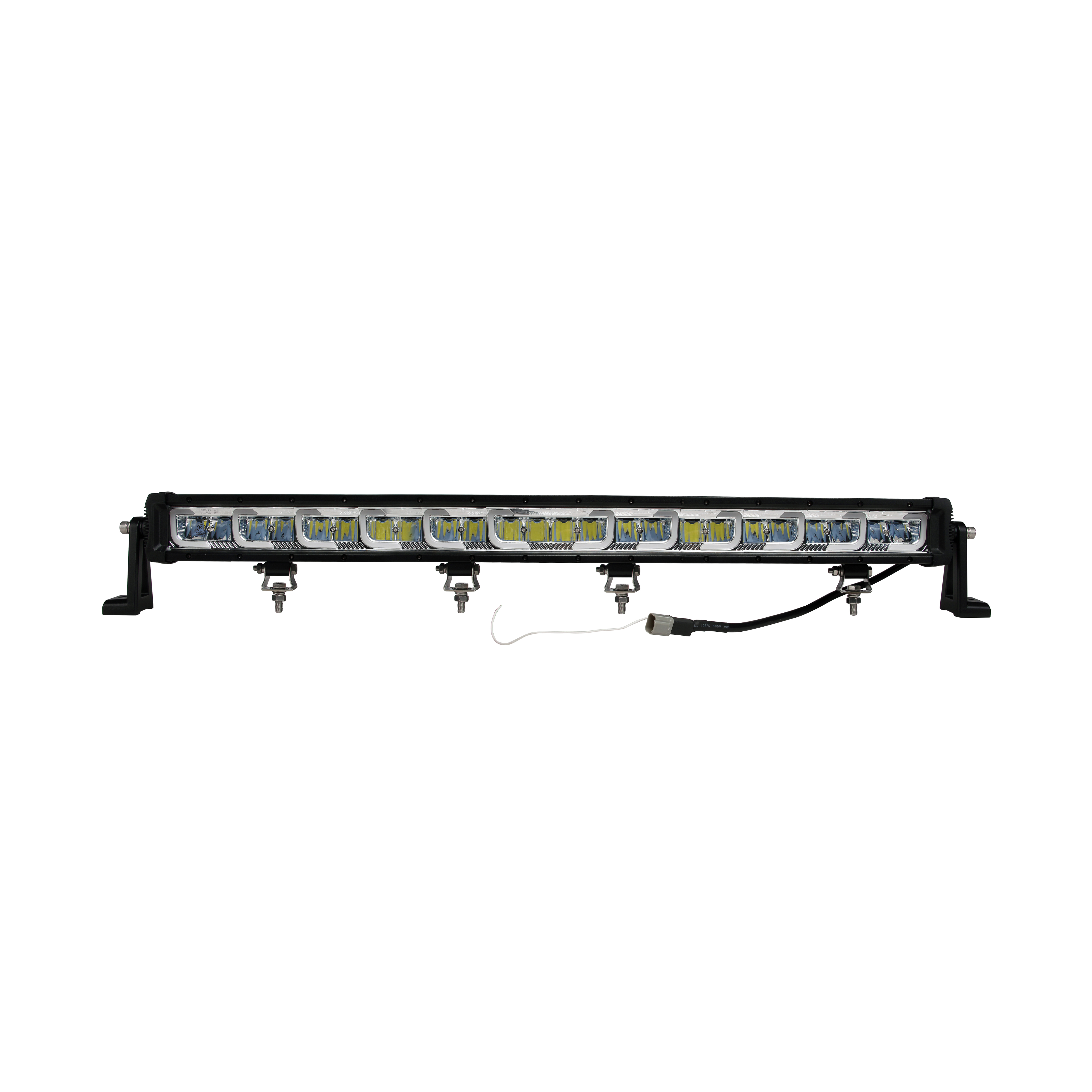 BARRA A LED 32 POLLICI CON FUNZIONE LAMPEGGIANTE PROFILO AERODINAMICO PER RIDURR