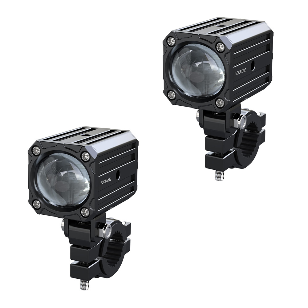 Fari supplementari 2x30W - 2x3000 Lumens - Compact Luci diurne/Fari a lunga portata a com