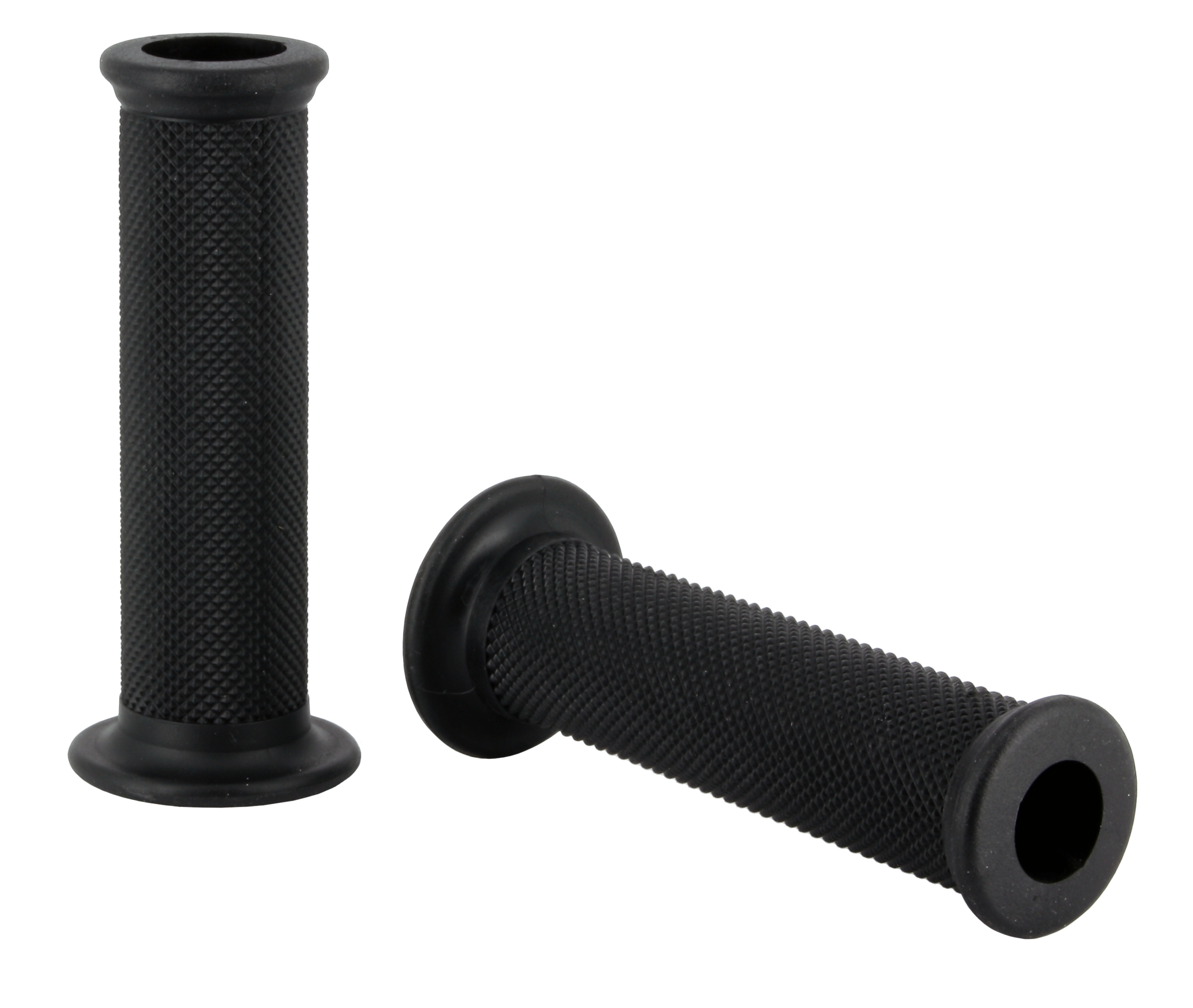 Manopole Nere Lunghezza118mm Forate