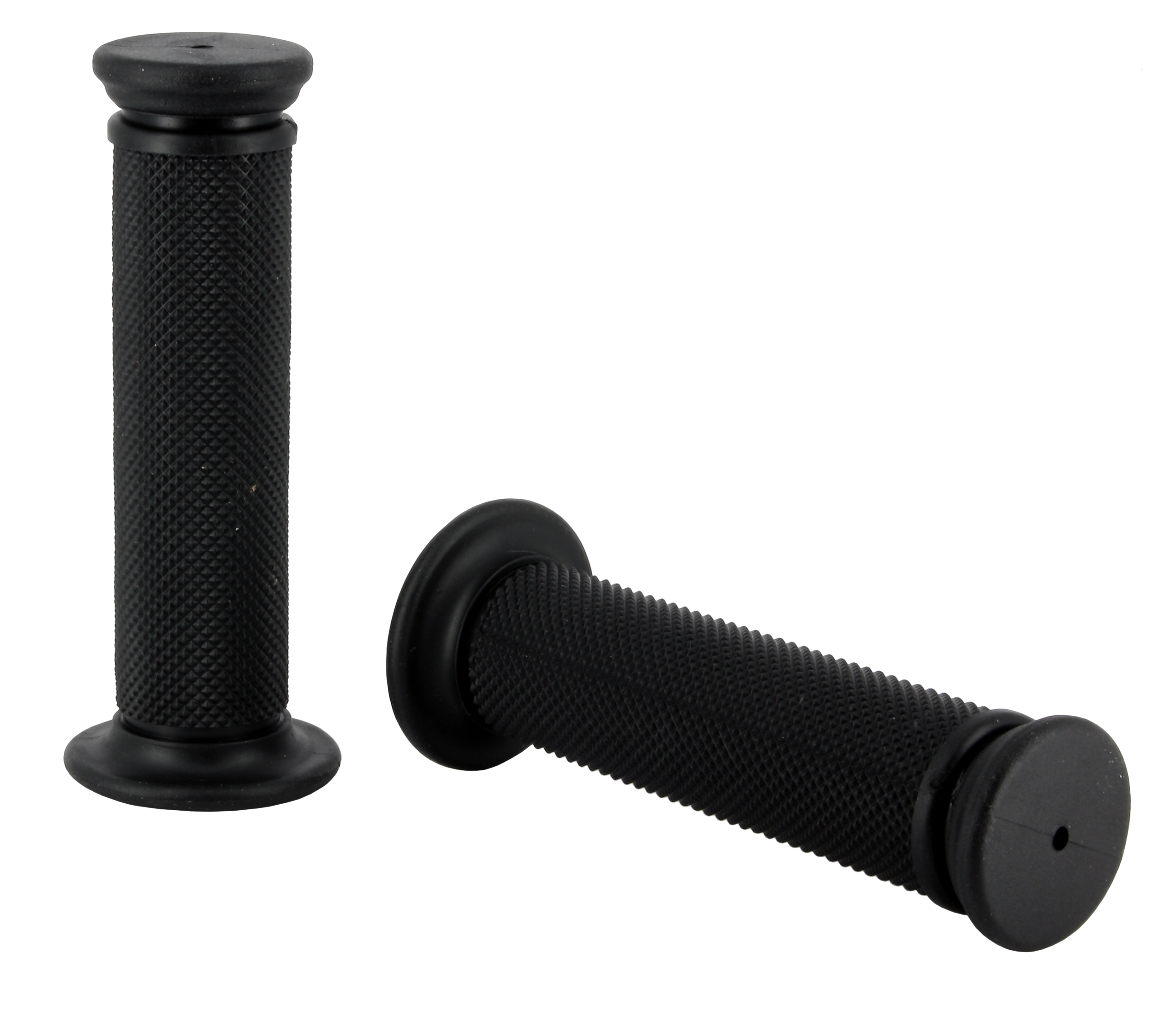 Manopole Nere Lunghezza 128mm Tappate