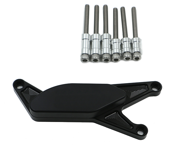 Kit Protezione Carters CNC Anodizzati Nero GSX-R 600/750 2004-2005 Sinistro