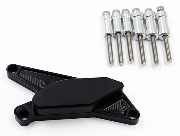 Kit Protezione Carters CNC Anodizzati Nero Hayabusa 1999-2015 Sinistro