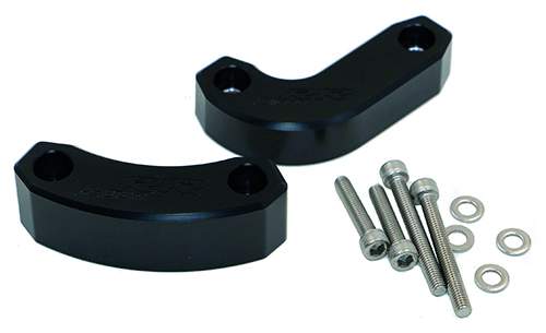 Kit Protezione Carters CNC Anodizzati Nero S1000RR 2010-2014 / S1000R 2014-2015 Sinistro e Destro