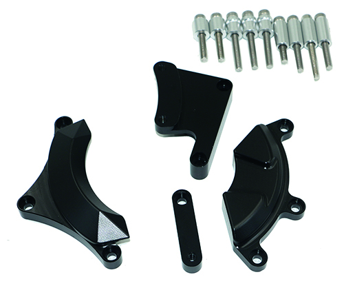 Kit Protezione Carters CNC Anodizzati Nero MT-03 2016 Sinistro e Destro