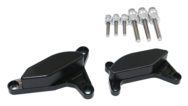 Kit Protezione Carters CNC Anodizzati Nero FZ1 2006-2013 Sinistro e Destro