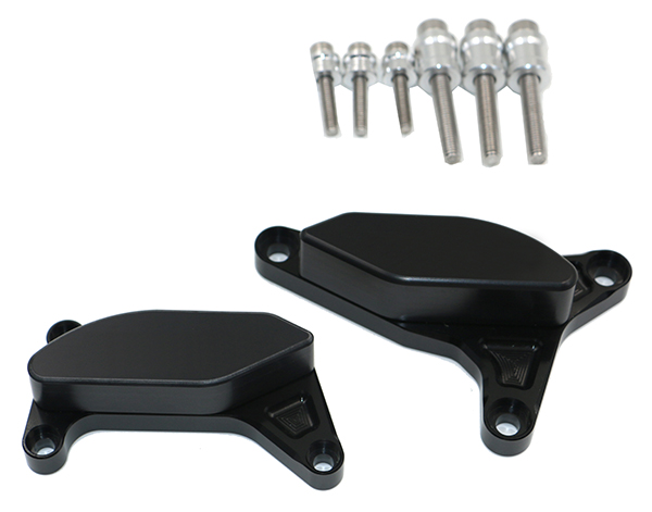 Kit Protezione Carters CNC Anodizzati Nero FZ8 2010-2014 Sinistro e Destro