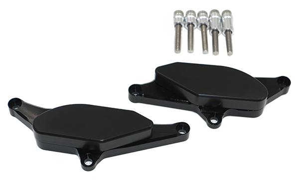 Kit Protezione Carters CNC Anodizzati Nero VMAX 1700 2009-2013 Sinistro e Destro