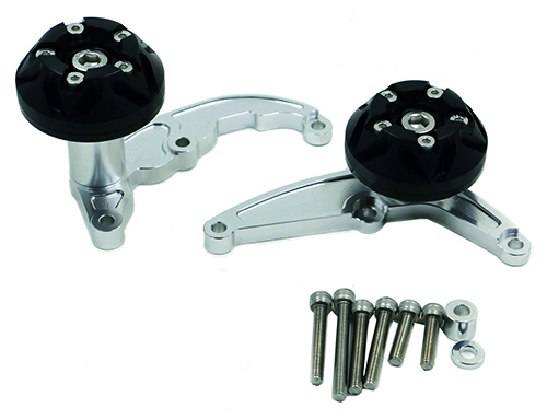 Kit Protezione Carters CNC Anodizzati Nero CBR 600 RR 2007-2008 Sinistro e Destro