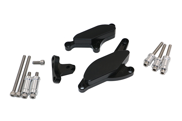 Kit Protezione Carters CNC Anodizzati Nero ZX-10R 2008-2010 Sinistro e Destro