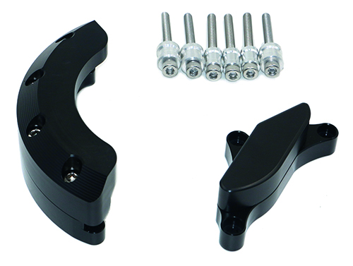 Kit Protezione Carters CNC Anodizzati Nero Z 800 2013-2016 Sinistro e Destro