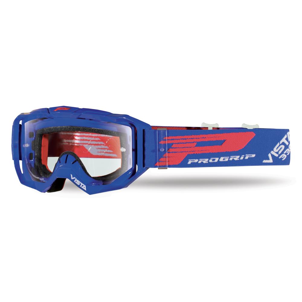 Maschera Cross Progrip 3303 - Blu