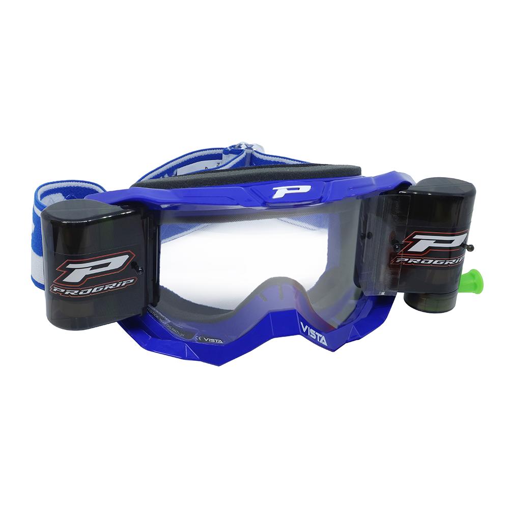 Maschera Cross Progrip 3303 Vista Roll XXL Off Blu