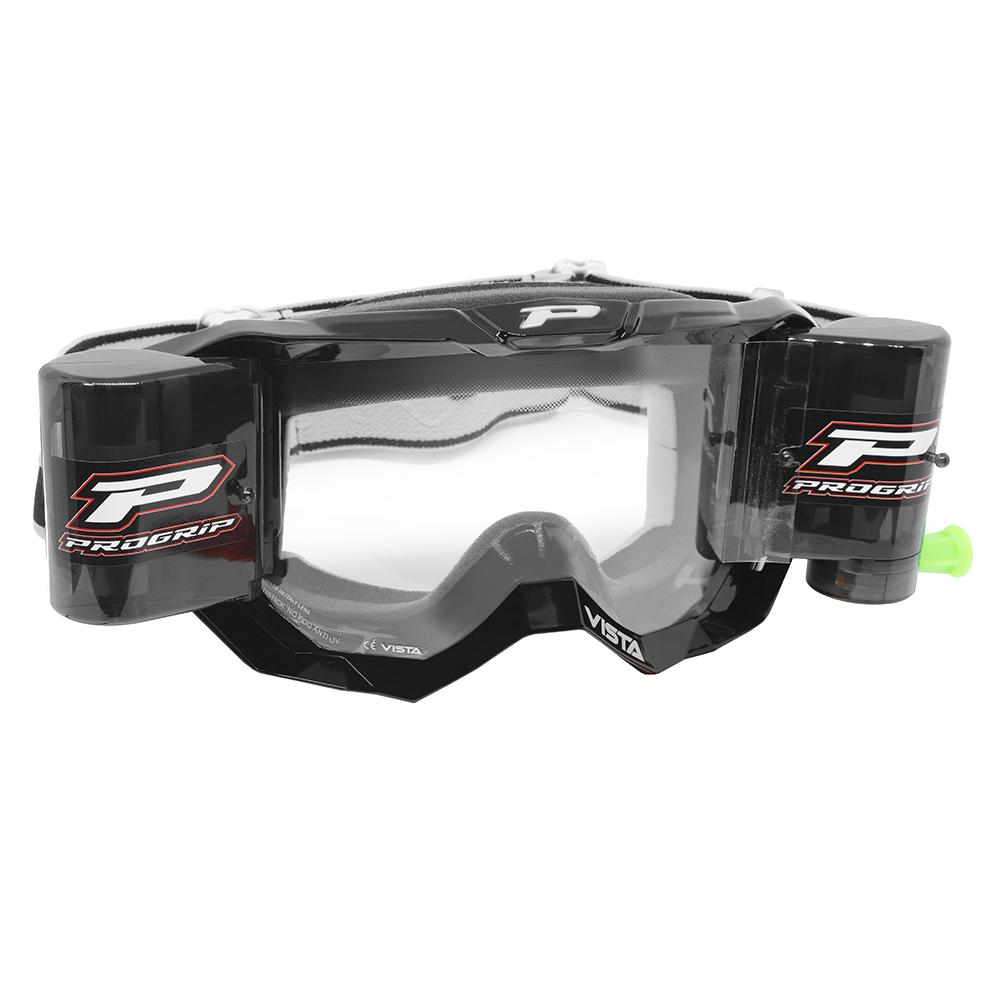 Maschera Cross Progrip 3303 Vista Roll XXL Off Grigio