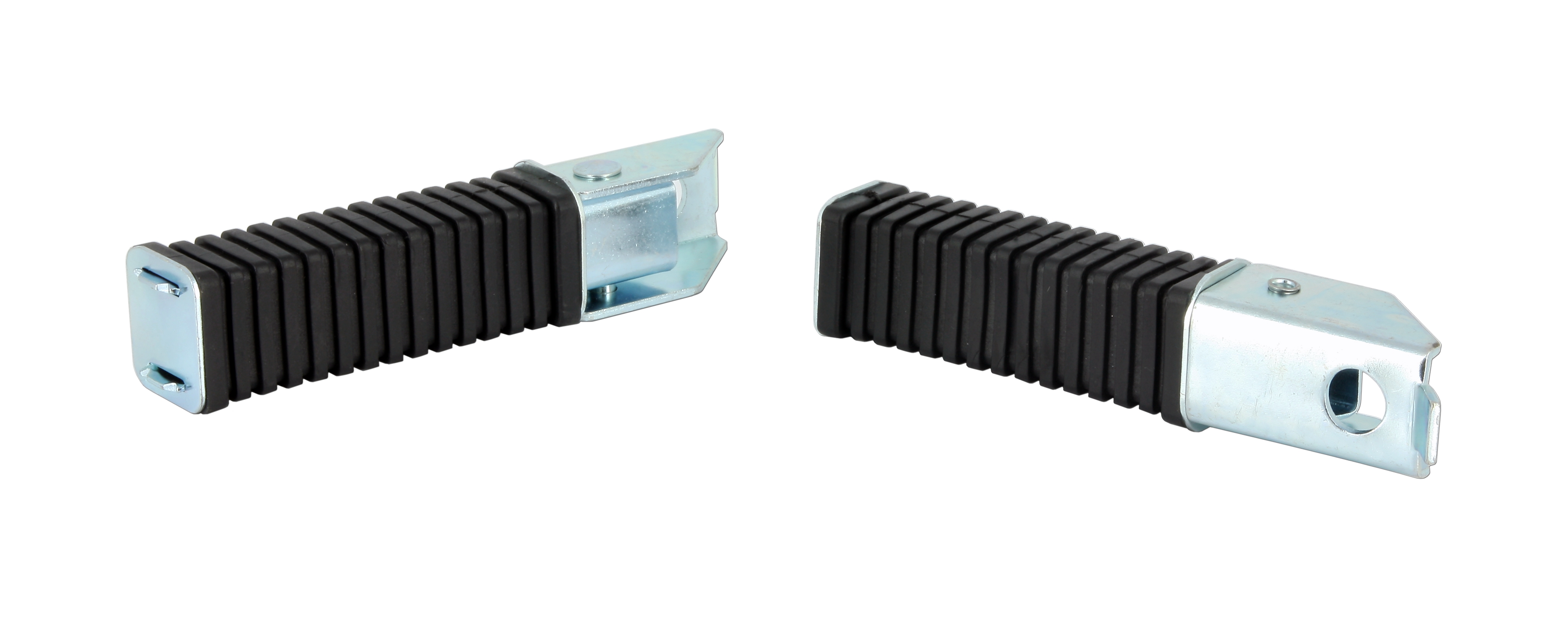 Pedane Quadrate Tipo Honda Fissaggio Ø12mm Rivestimento Caucciù