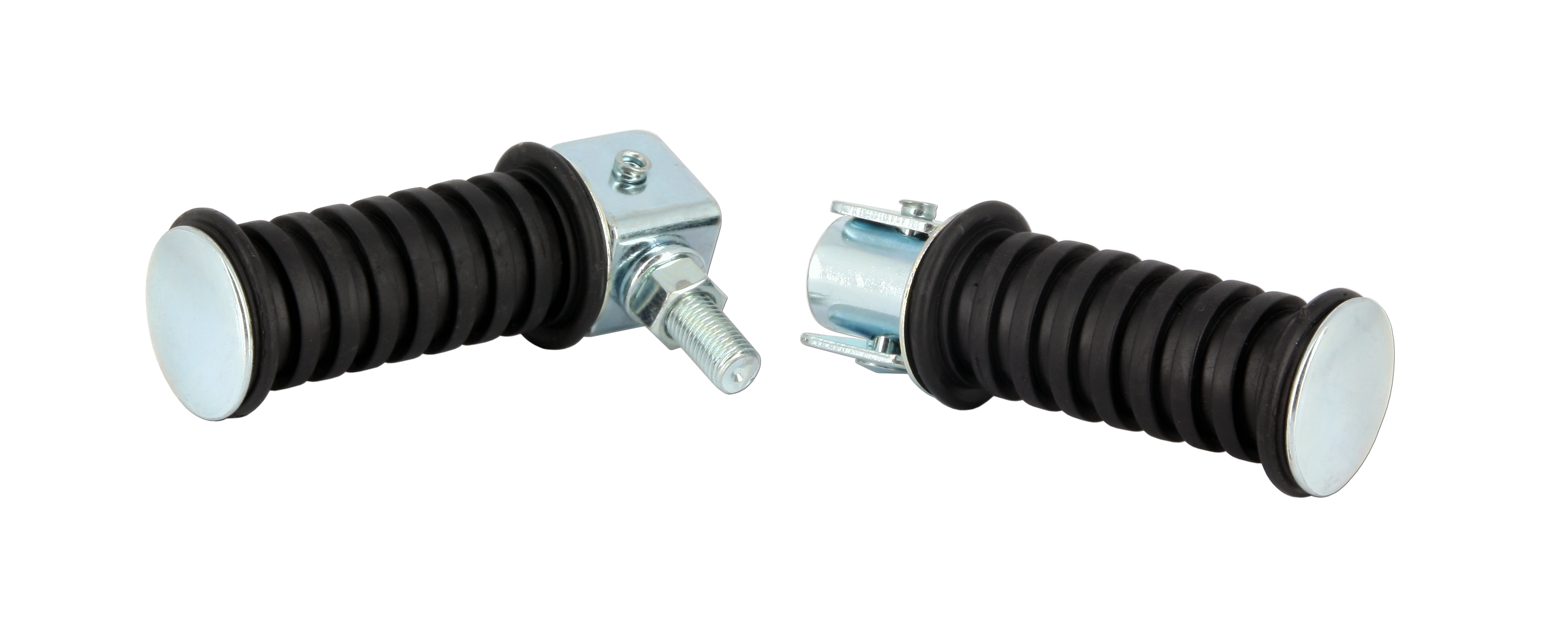 Pedane Tonde a Vite Fissaggio Ø10mm Rivestimento in Caucciù