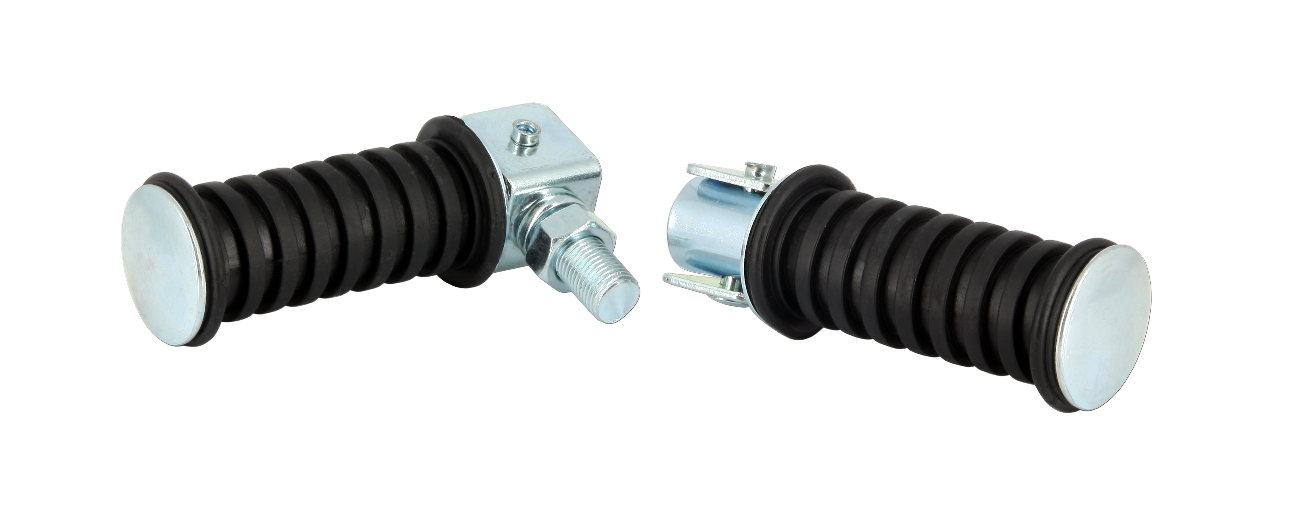 Pedane Tonde A Vite Fissaggio Ø12mm Rivestimento in Caucciù