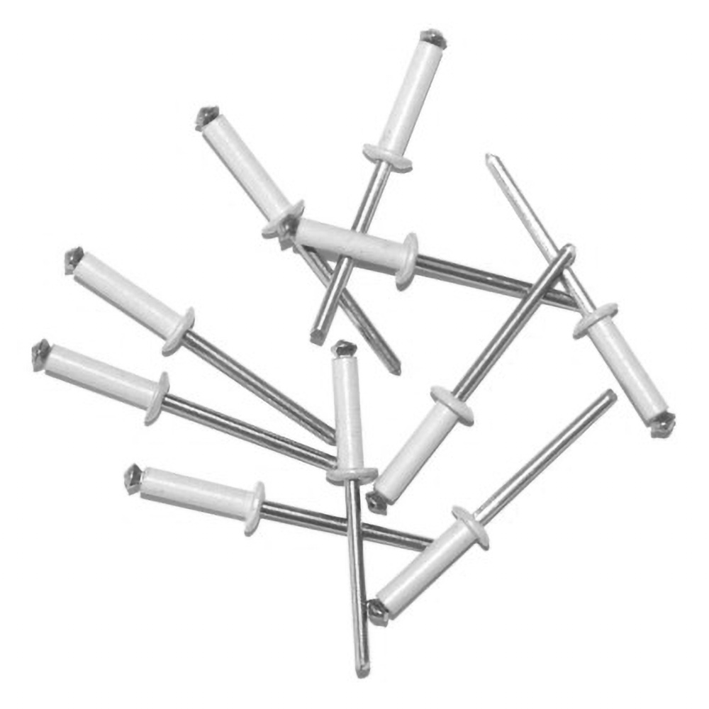 Rivetto per targa - Bianco x 20 pz