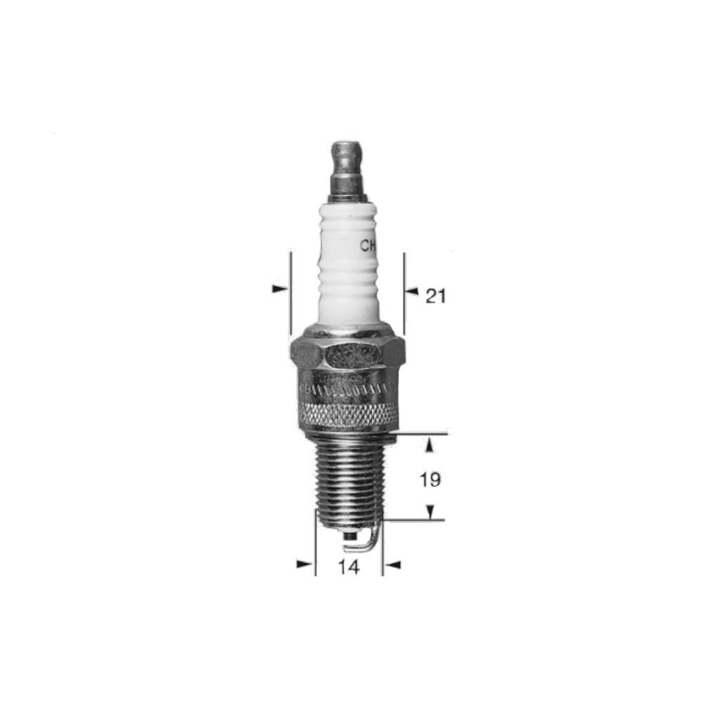 Candela RN4C Ø14mm Attacco: 19mm - Equivalenza BR9ES