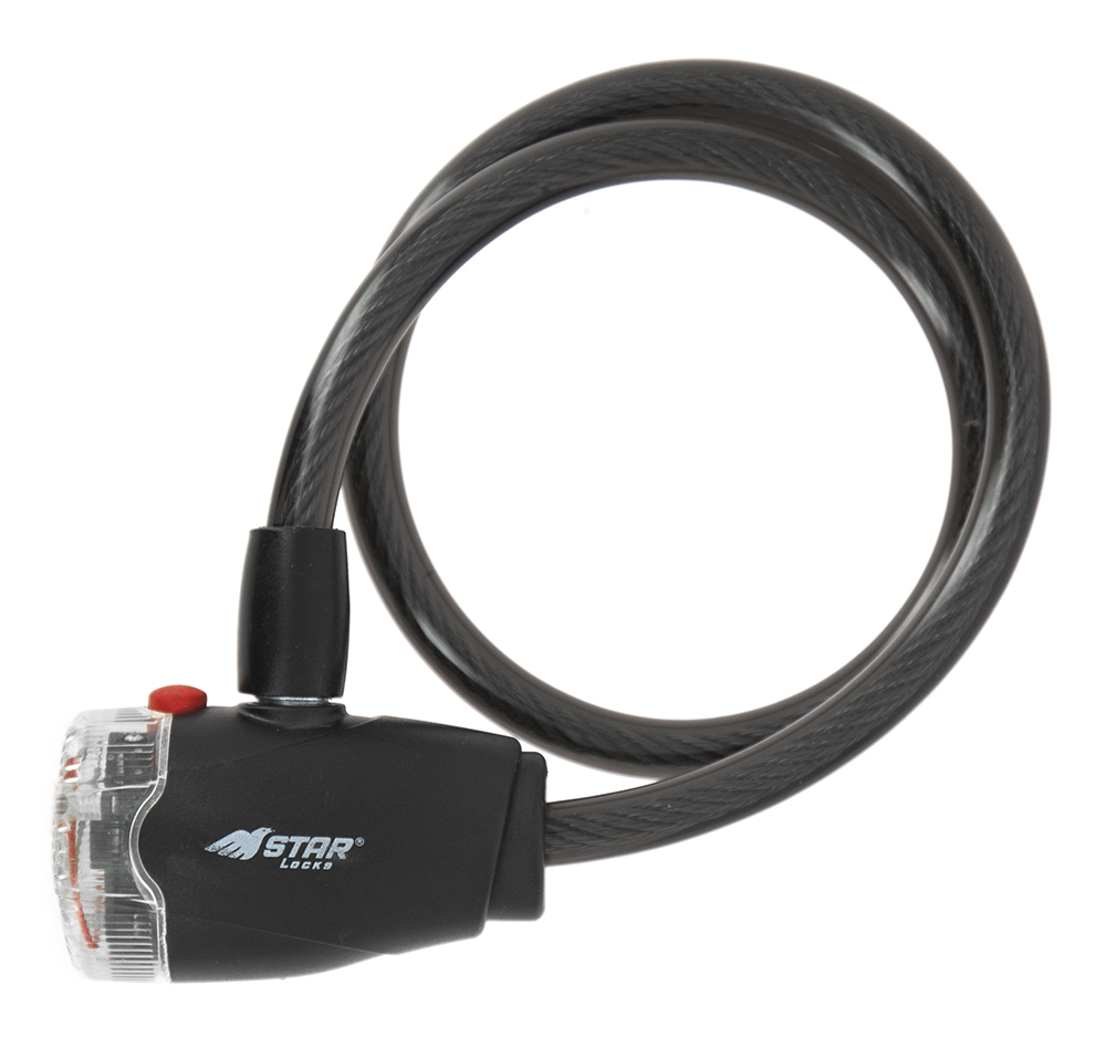 CAVO ANTIFURTO BICI CON LED