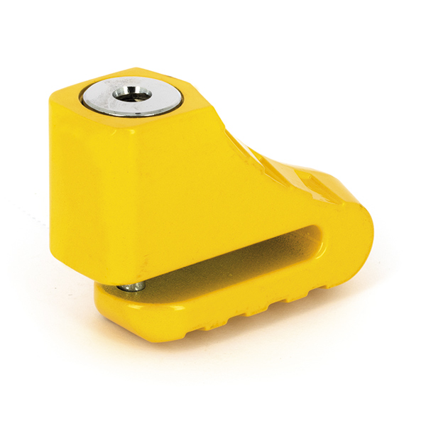 Antifurto Blocca Disco Scooter Ø5mm - Custodia Fornita Giallo