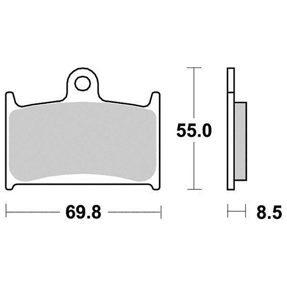 Pastiglia freno - Semi-métal R90