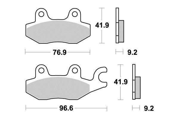 Pastiglia freno Sinter Grip R90