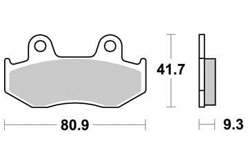 Pastiglia freno Sinter Grip R90