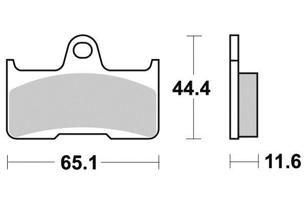 Pastiglia freno - Semi-métal R90