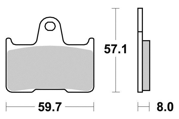 Pastiglia freno - Semi-métal R90