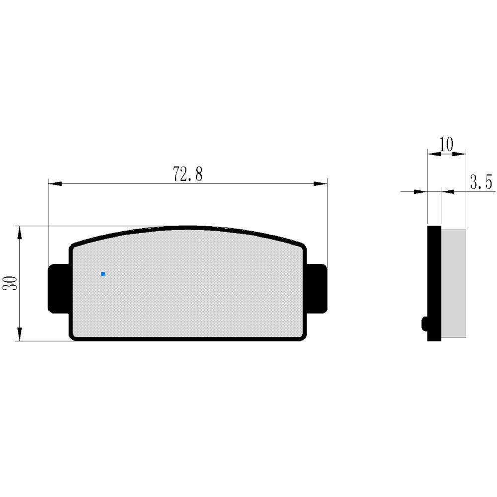 Pastiglie freno - Semimetallo R90