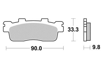 Pastiglia freno Sinter Grip R90