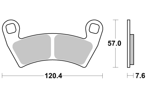Pastiglia freno - Semi-métal R90