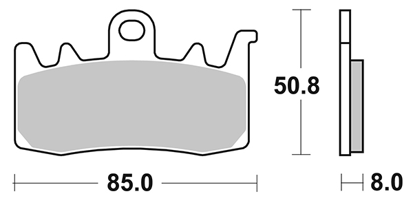 Pastiglia freno - Semi-métal R90
