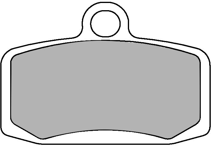 Pastiglia freno - Semi-métal R90