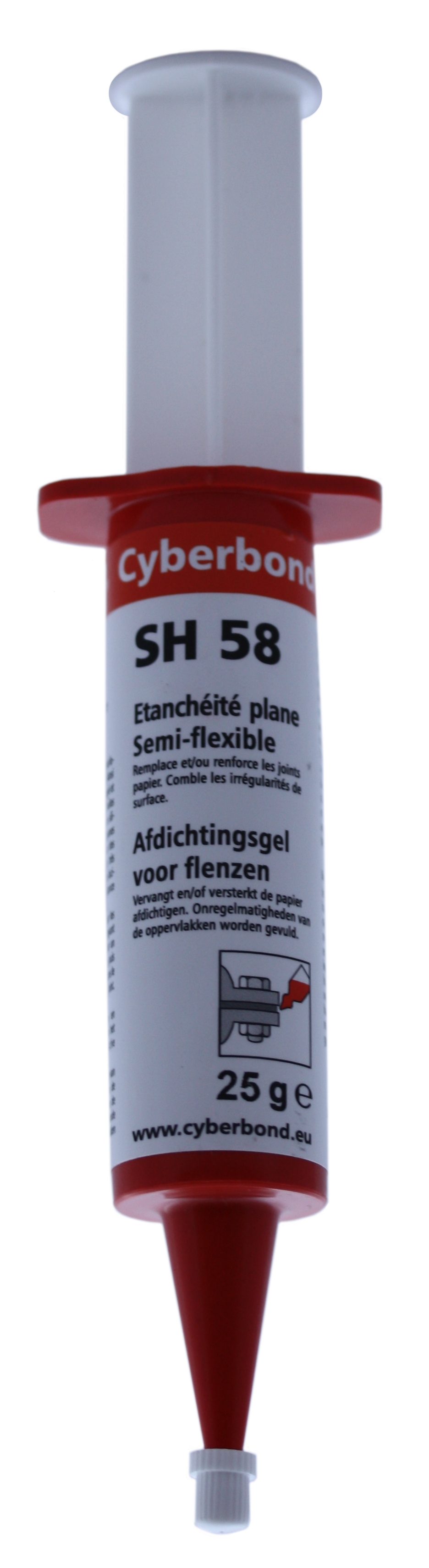 Siringa Gel Sigillante SH58 CBF 25gr Speciale Piano Guarnizioni