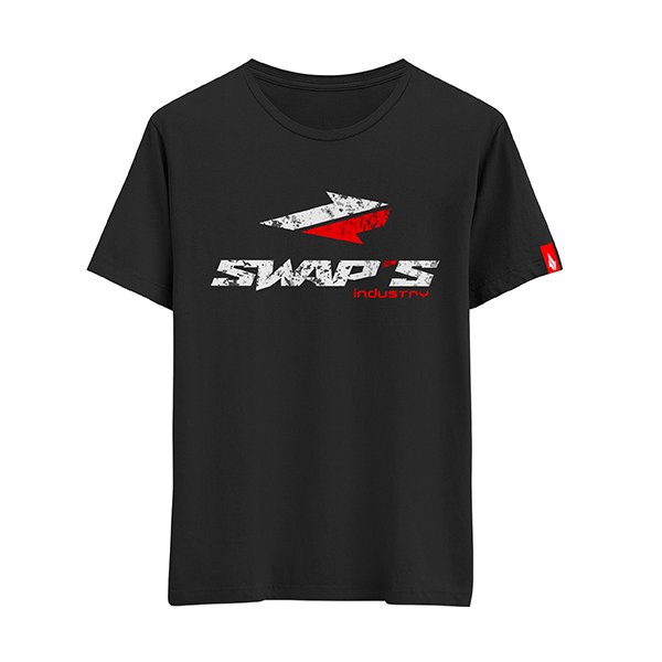 T-Shirt Nero Homme Swap's ESSENTIAL S