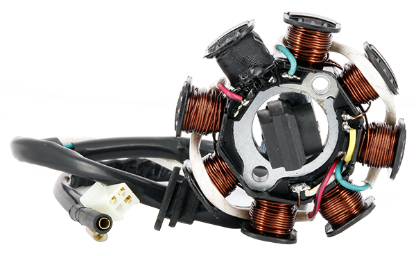 Statore 8 Poli GY6 125cc Ø Esterno 88mm - Ø Interno 28.9mm - Interasse 42.4mm