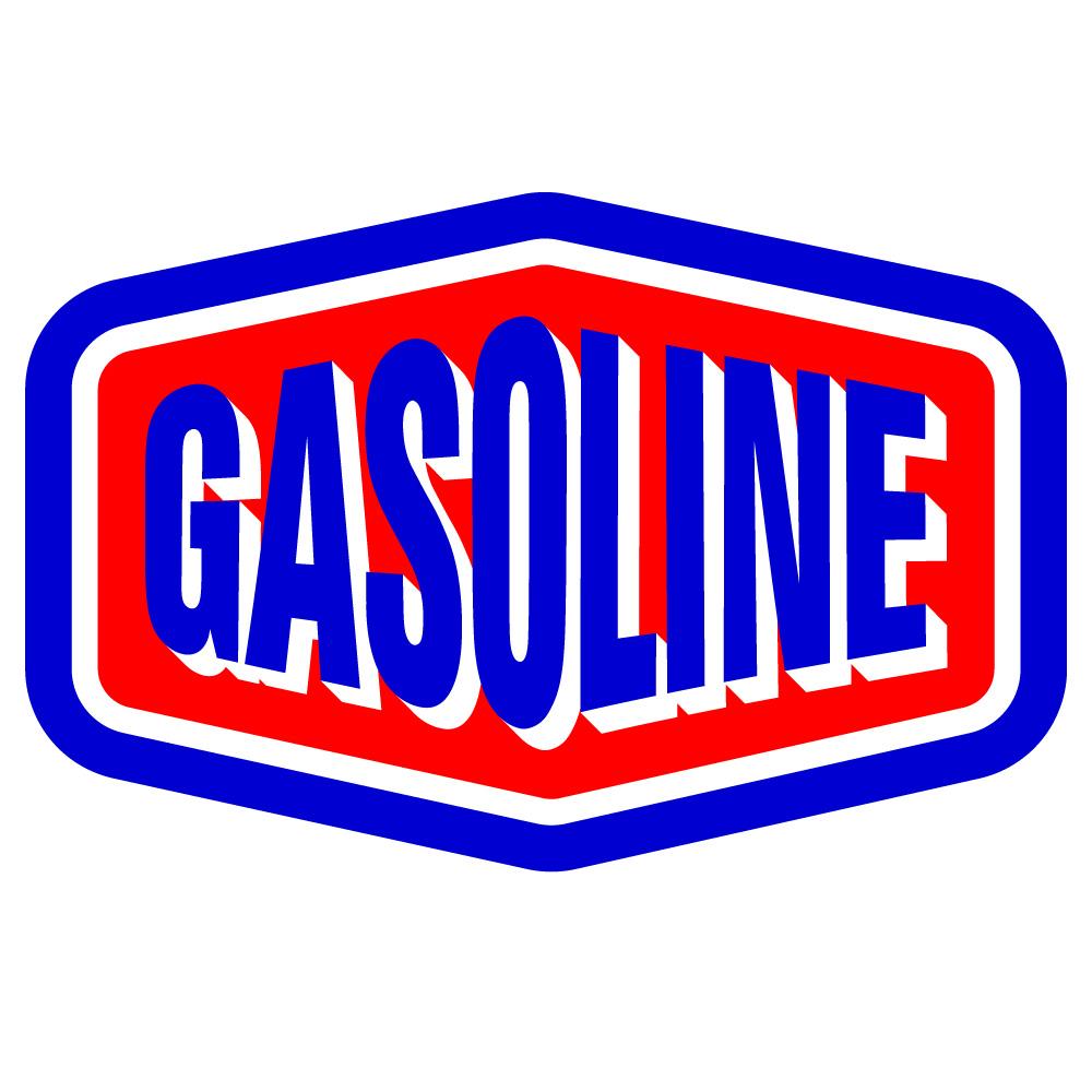ADESIVO-GASOLINE 70x50mm