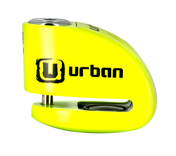 Blocca disco da 6 mm con ALLARME - giallo fluorescente