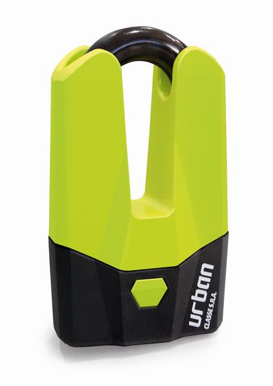 Antifurto Blocca Disco Mini U Ø15 Giallo Omologazione SRA