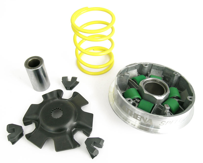 Variatore Aprilia 125/150 4T Leonardo , Scarabeo 6 Masse 20x17-9g / 1 Molla