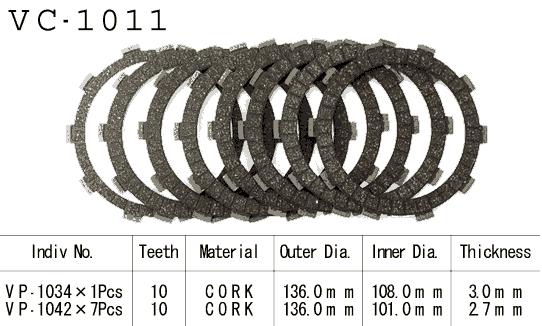 Kit Dischi Frizione Guarniti Xrv650 Africa-Twin 88-90