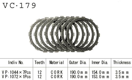Kit Dischi Frizione Guarniti Cbx1100 1979/1983