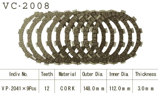 Kit Dischi Frizione Guarniti Tdm 850 1996/2001