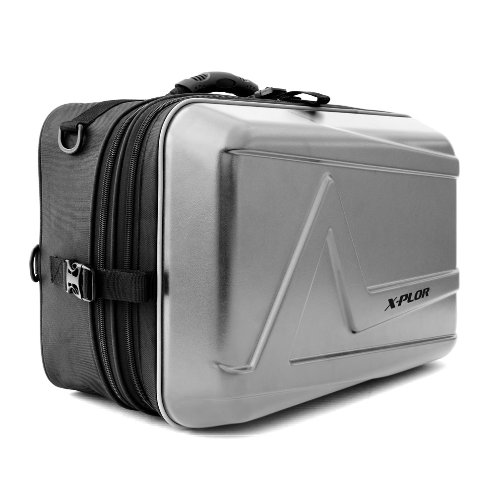 Borse Semi-rigide per sella Argento 25L - Coppia